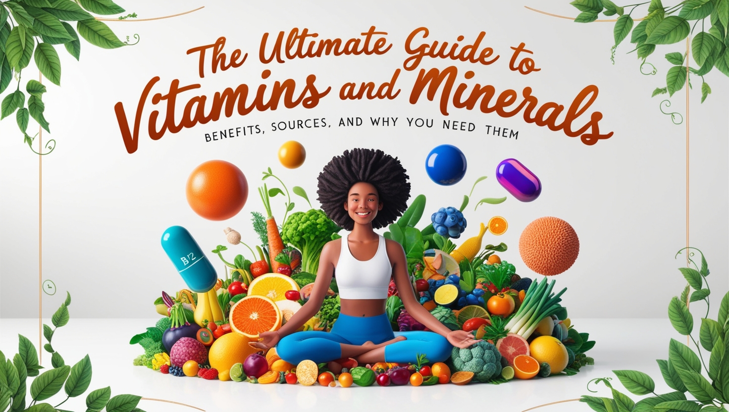 The Ultimate Guide to Vitamins and Minerals: Benefits, Sources, and Why You Need Them